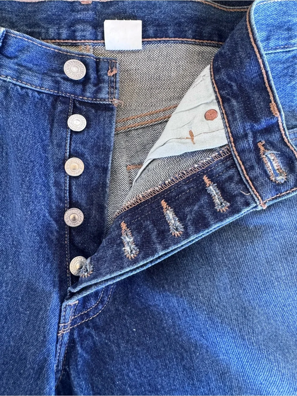 Levi’s 501 Button Fly Jeans 31x32 Actual 32x31 Made in Mexico